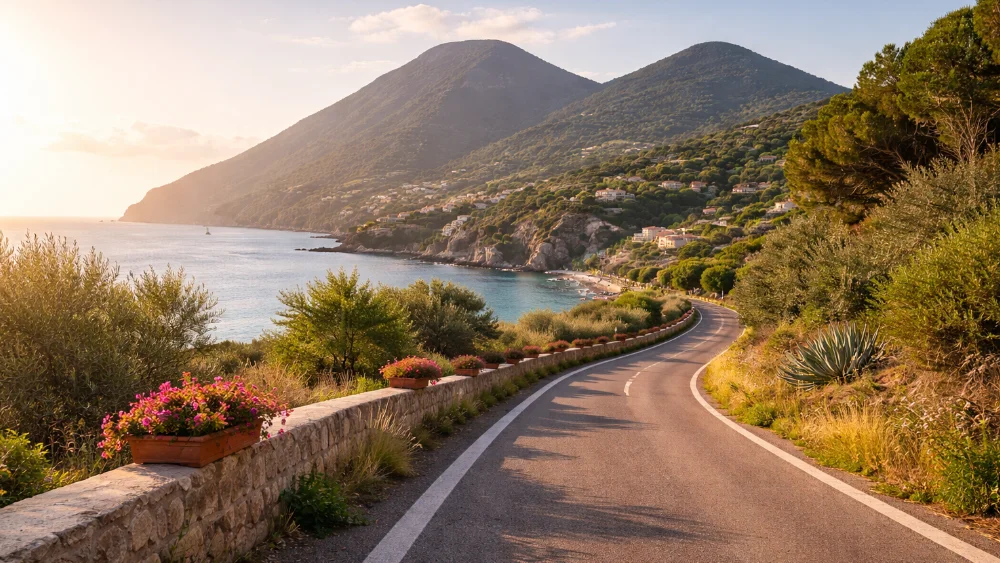 una strada a Salina